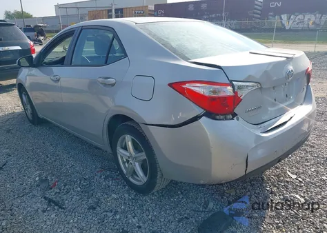 2016 Toyota Corolla Le из США, поврежденный, VIN 2T1BURHEXGC619464